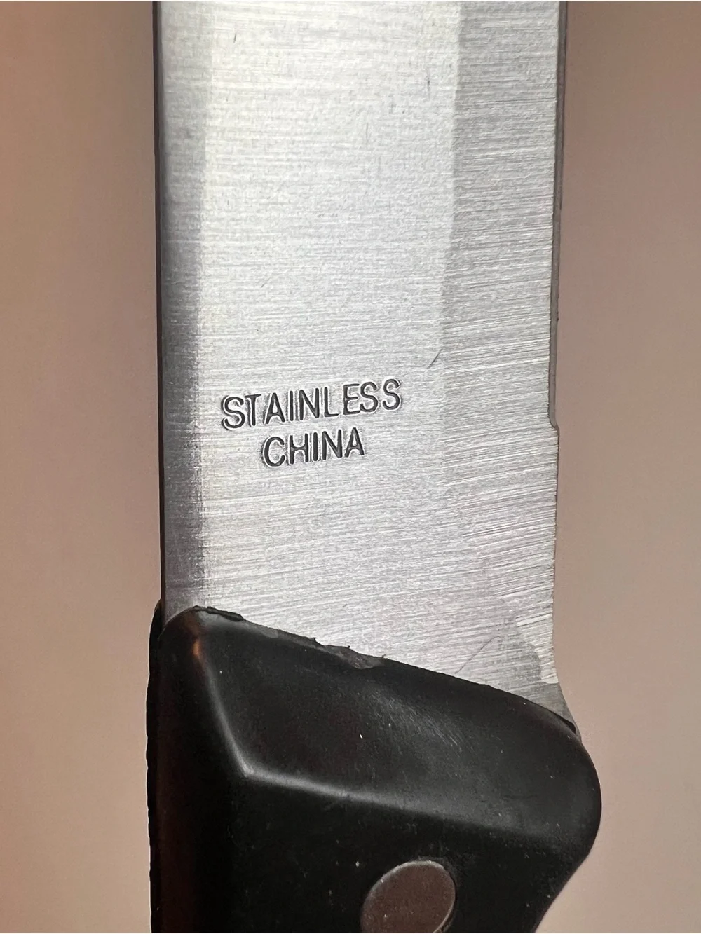 6-Piece Black Handle Knife Set with Honing Steel